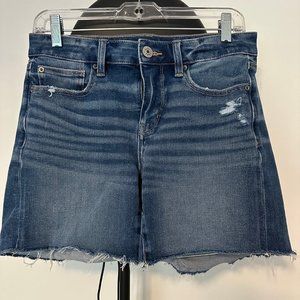 American Eagle midi jean shorts